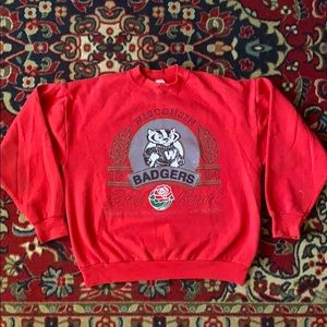 1994 VINTAGE WISCONSIN ROSE BOWL CREW NECK 🚨
